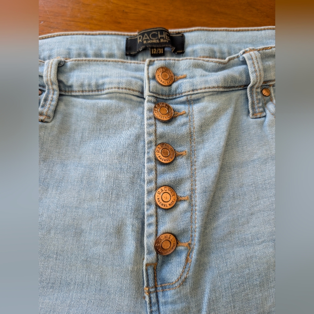 Rachel Roy button up women's jeans - Picture 7 of 13